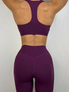 Soutien-gorge de sport personnalisé pour femme, style crop top, sexy, à bretelles, dos en Y, pour l'entraînement, la gym et la course à pied, vente en gros - Product Image 3