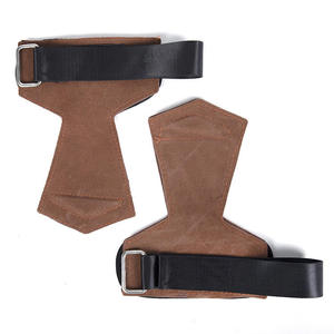 Leather Gymnastics Hand Grips <b>Weight</b> Lifting <b>Glove</b> Heavy Duty Straps for Cross <b>Training</b> - Product Image 4