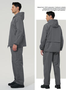 Conjunto de Chaqueta y Pantalones Cortavientos de Alto Rendimiento, Secado Rápido, Producción ODM - Product Image 6