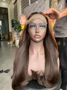 วิกผมบ๊อบตัดตรงแบบ Bone Straight  ผมแท้เวอร์จิ้นเรมี่ 100% ผมมนุษย์เวียดนาม  แบบดิบ ไม่ผ่านการแปรรูป  แบบต่อผม VNHL น้ำหนัก 100 กรัม - Product Image 5