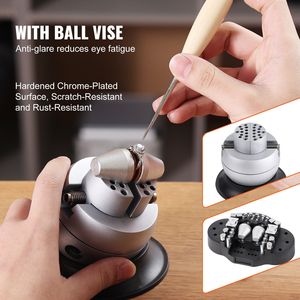 กล้องจุลทรรศน์กำลังขยาย 7X-45X พร้อมขาตั้งสปริงแบบหลายทิศทาง สำหรับงานฝังอัญมณีและการวิเคราะห์เครื่องประดับขนาดเล็ก - Product Image 6