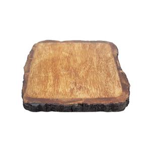 Wholesale Natural <b>Wood</b> Coaster Set Round <b>Wood</b> <b>Slice</b> Coaster Natural Finish Non-Slip Matte Surface Retro Table Decorative Pad - Product Image 5