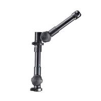 Support de fixation robuste pour siège de voiture, en aluminium, pour ordinateur portable, tablette, iPad, appareil photo, télescopique, à dégagement rapide, 3 kg