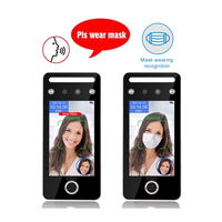 Sistema de Control de Acceso con Reconocimiento Facial y Registro de Asistencia de Empleados con Visión Nocturna, Logotipo Personalizable, Soporte para Registro de Horario del Personal