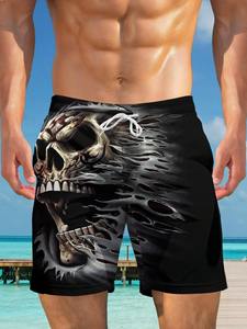 กางเกงว่ายน้ำชาย แห้งเร็ว ลายดอกไม้ กางเกงชายหาด ระบายอากาศได้ดี ผ้าทอเนื้อเบา มีเชือกผูกเอวยางยืด - Product Image 6