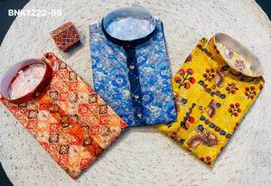 Festival Wear Latest Collection Rayon with Digital Work <b>Man's</b> <b>Kurta</b>-Payjama Collection Supplier from Surat At Wholesale Rate - Product Image 6