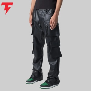 <b>Men</b> <b>Leather</b> <b>Pants</b> High Quality <b>Leather</b> Slim Fit Trousers Comfortable Durable Stylish Everyday Wear Wholesale Clothing - Product Image 6