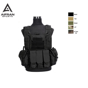 Aiffran Multi Pocket Outdoor <b>Vest</b> Adjustable Chest Rig Lightweight Breathable <b>Utility</b> Gear - Product Image 3