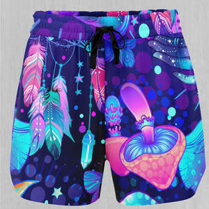 Shorts pour femmes personnalisés en gros avec logo sublimé, respirants, tendance, pour la natation et la planche à roulettes - Product Image 5