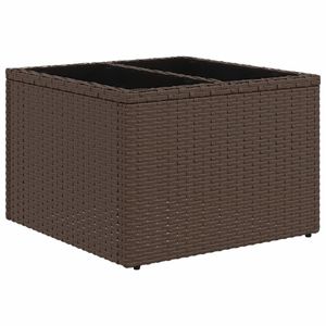 Juego de sofás de jardín de ratán sintético marrón de 7 piezas con cojines, muebles de patio - Product Image 4