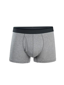 Calzoncillos tipo bóxer de mezcla de algodón para hombre, ropa interior transpirable de secado rápido con cintura elástica de altura media para uso diario - Product Image 3