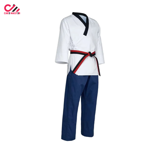 Tenue d'arts martiaux, dernier design, uniforme de Taekwondo 100% coton extensible et respirant, uniformes d'entraînement - Product Image 2