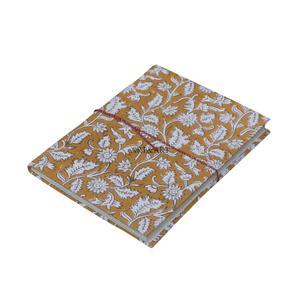 Indian beautiful Perfect Handcrafted Gift to someone cotton Fabric covered Diary and notepad set for <b>writing</b> journal - Product Image 2