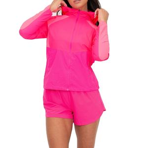 Conjunto de Chaqueta Cortavientos de Dos Piezas Transpirable de Alta Calidad para Mujer con Encaje y Pantalones Cortos Deportivos de Manga Larga 2026 - Product Image 4