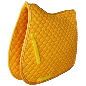 Tapis de selle de dressage pour chevaux sur mesure, de haute qualité, couleurs personnalisées, vente en gros, jaune, tapis de selle polyvalent - Product Image 1