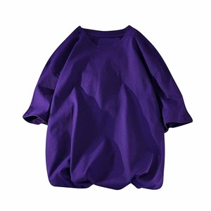 เสื้อยืดโอเวอร์ไซส์ทรงหลวม แขนสั้น คอกลม สำหรับผู้ชาย สไตล์ลำลอง - Product Image 3