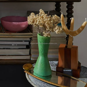 Handcrafted Sculptural Loop Resin <b>Vase</b> for Pampas Grass | Modern Minimal Home Décor | Luxury Tabletop Art <b>Vase</b> - Product Image 6