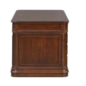 Traditional Executive <b>Desk</b> Wood Office Furniture with Storage <b>Cabinet</b> Antique Design for Home Office - Product Image 5