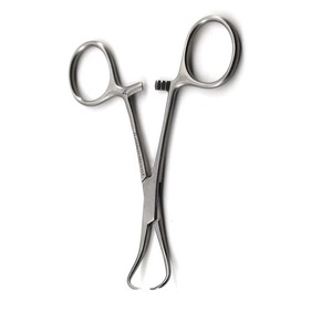 Pinzas para toallas Backhaus manuales de acero inoxidable quirúrgico de precisión, 130 mm, 17-251-130, instrumento con certificación CE, clase ISO13485 - Product Image 2