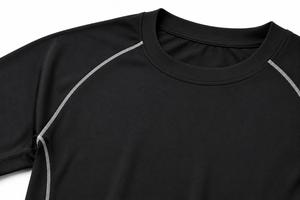 Camiseta de Compresión de Manga Corta para Hombre, Color Oscuro, Secado Rápido, Corte Ajustado, Cuello Redondo, Diseño Sólido, Deportiva, para Gimnasio - Product Image 5