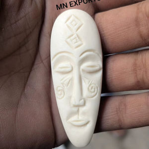 หน้ากากงาช้างแกะสลักด้วยมือจาก MN EXPORTS - Product Image 1