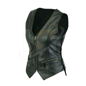 Chaleco de Cuero para Mujer de la Mejor Calidad, con Cierre, Impermeable, Logotipo Personalizable, OEM, Venta al Por Mayor, Precio Bajo, Alta Visibilidad, Ropa Exterior de Algodón - Product Image 4