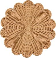 Vente en gros de sets de table en rotin tissé, naturels, ronds, faits à la main, décoration de table rustique, fabricant respectueux de l'environnement
