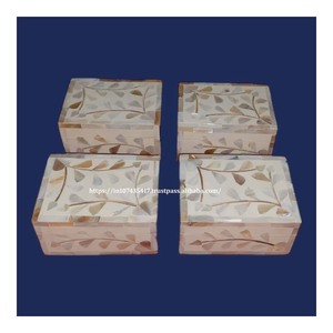 Luxurious Black Shinning MDF Material Bone Inlay Mother Of Pearl <b>Boxes</b> For Jewelry Gifts <b>Boxes</b> And Festival Purpose - Product Image 3