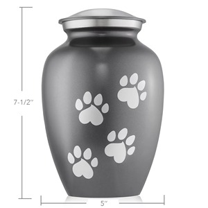 Urna Funeraria de Aluminio con Diseño de Paisaje de Vaqueros y Caballos para Cenizas Humanas, Urna Conmemorativa Vintage con Hermoso Diseño Forestal - Product Image 5