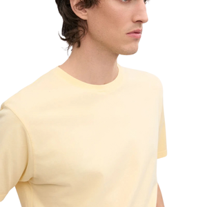 T-shirt uni à col rond et manches courtes pour homme, coupe droite classique, devant uni, en jersey, pour usage quotidien, personnalisable, OEM, vente en gros, directement de l'usine - Product Image 6