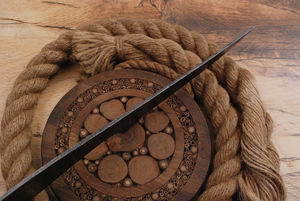 Cuchillo de Chef de Acero de Damasco Hecho a Mano Personalizado, Borde Dentado, Listo para Acampar, Compatible con OEM, Forjado a Mano, Cuchillo en Bruto, 3 Años de Garantía - Product Image 4