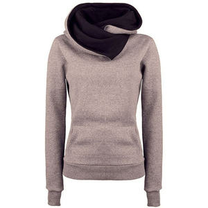 Sweat-shirt à capuche décontracté pour femme, hiver automne, ensemble sport, 100% coton molletonné, couleur et taille personnalisables, service ODM OEM - Product Image 3
