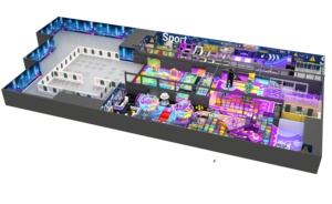 Indoor Commercial Kids <b>Play</b> Structure With Ball Pit Slide Climbing Wall And Activity <b>Center</b> - Product Image 6