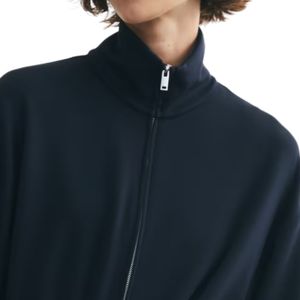 Sweat-shirt zippé à cordon de serrage, décontracté, à manches longues, coupe ample, léger, streetwear personnalisé, vente en gros - Product Image 3