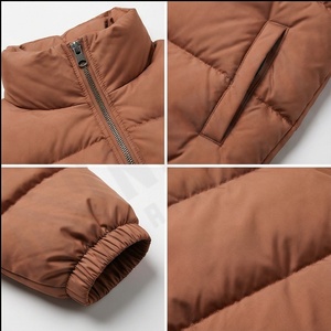 Vente en gros de veste polaire d'hiver à col montant personnalisée pour homme veste vierge veste de haute qualité de style tendance pour homme mode masculine - Product Image 4