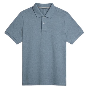 Polo en coton pour homme, léger, d'été, respirant, décontracté, de qualité supérieure avec motif brodé et motif solide - Product Image 4