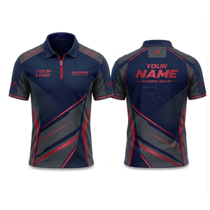 Camiseta Polo de Carreras Personalizada con Logotipo de Identidad de Marca, Ropa de Equipo de Alto Rendimiento, Proveedor OEM ODM - Product Image 6