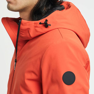 OEM Softshell Windbreaker <b>Jacket</b> Hooded Casual Wear for Winter Streetwear Soft Breathable Solid Color - Product Image 6