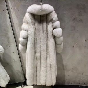 Abrigo de Invierno Personalizado con Logotipo, Ecológico, de Lana Gruesa, con Imitación de Piel de Zorro, Talla Grande, Cuello Alto, Bolsillos Laterales y Cremallera para Hombre - Product Image 2