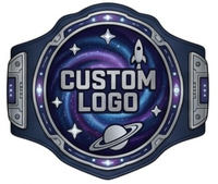 Ceinture de championnat de MMA personnalisée en alliage de zinc, trophée sportif haut de gamme, plaques métalliques personnalisées, confortable
