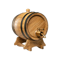 Fût à vin ovale en chêne massif poli de qualité supérieure, fût de vieillissement vintage pour whisky, distributeur de liquide décoratif pour bar, hôtel, restaurant, maison