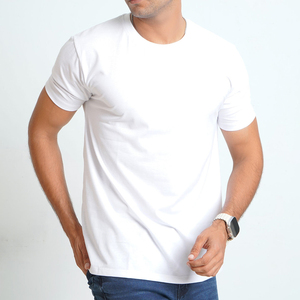 T-shirt de fitness pour homme, coupe ajustée, en polyester/coton de haute qualité, écologique, séchage rapide, grammage lourd, imprimé sur mesure - Product Image 6