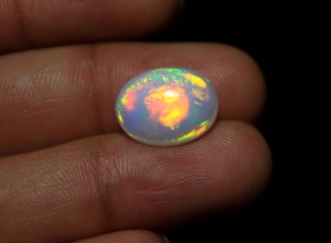 Gemas Hasnain, Ópalo Etíope Natural de Excelente Calidad, Corte Ovalado, 5 Quilates, Multicolor, 14.5*11*6mm, Gema para Joyería - Product Image 3