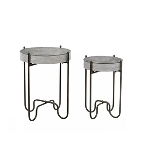 Macetero Galvanizado de Alta Gama para Hogar, Hotel, Oficina, Jardín, Juego de 2 Maceteros Galvanizados para Decoración de Suelos y Uso en Jardín - Product Image 2