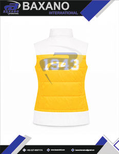 Chaleco Acolchado Amarillo de Moda Philo Affiliates para Mujer, Prenda Exterior Casual y Deportiva para Invierno - Elegante Logotipo PHILO - Product Image 5