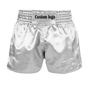 2024 לוגו מותאם אישית JiU ג'יטסו מכנסי קרב MMA מכנסי גראפלינג קצרים מכנסי אגרוף באיכות גבוהה הדפסה מותאמת אישית מכנסי מואי תאילנדי