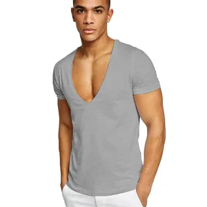 T-shirt d'entraînement en coton pour homme, col rond, épaules tombantes, grammage lourd 260 g/m², respirant, personnalisé, uni, style streetwear, coupe oversize - Product Image 6