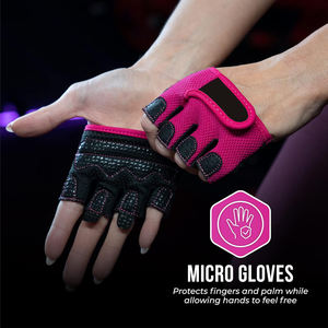 Mitaines de sport unisexes confortables sans doigts avec logo et design personnalisés, gants de fitness pour femmes, gants de musculation à demi-doigts - Product Image 3
