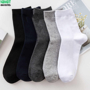 Men's Ankle <b>Socks</b> 100% Cotton Breathable Knitted Solid Color Daily Wear Spring Standard <b>Thickness</b> - Product Image 6