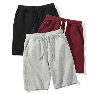 Shorts de verano para hombre de alta calidad y transpirables, 100% algodón, de color sólido, para deporte y uso casual. - Product Image 1